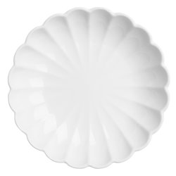 Bols festonn&eacute;s Olympia Bloom blancs 230&nbsp;mm (lot de 6) - Gastronoble - JB396