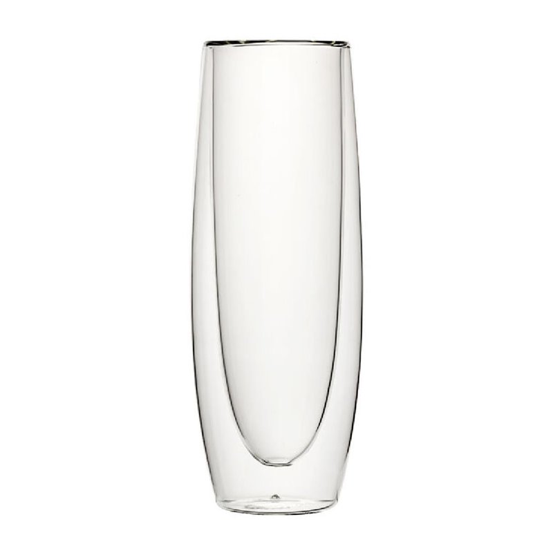 Verres &agrave; champagne sans pied double paroi Utopia 16cl (lot de 6) - Gastronoble - HY508
