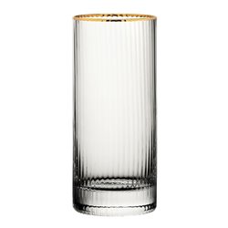 Verres hauts bord dor&eacute; Hayworth Utopia 355 ml (lot de 6) - Gastronoble - DZ443