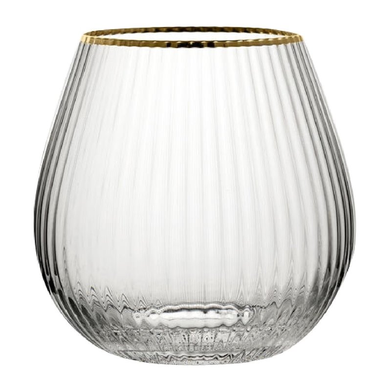 Verres &agrave; gin sans pied bord dor&eacute; Hayworth Utopia 650 ml (lot de 6) - Gastronoble - CZ044
