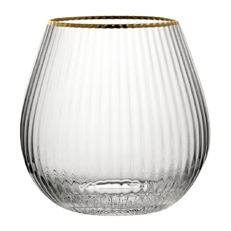 Verres &agrave; gin sans pied bord dor&eacute; Hayworth Utopia 650 ml (lot de 6) - Gastronoble - CZ044