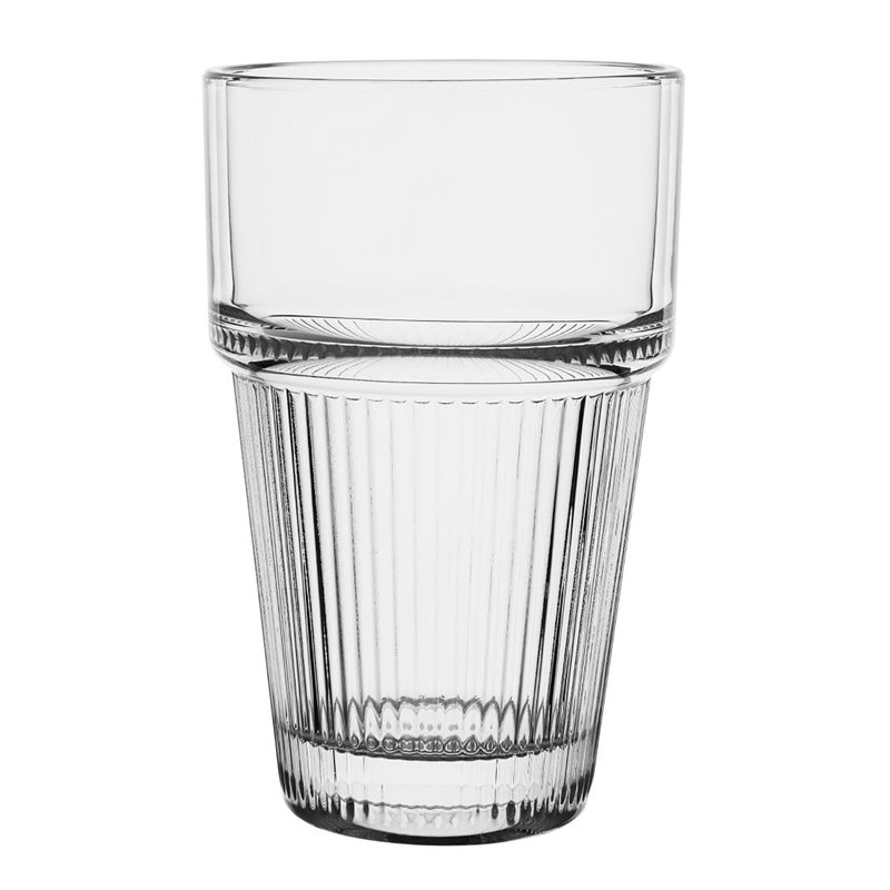 Gobelets empilables rainur&eacute;s Olympia 300ml (lot de 6) - Gastronoble - HW796