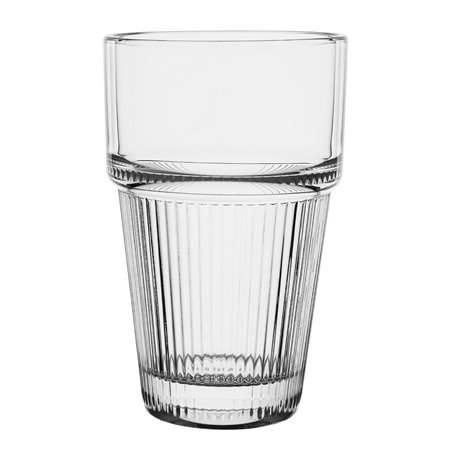 Gobelets empilables rainur&eacute;s Olympia 300ml (lot de 6) - Gastronoble - HW796