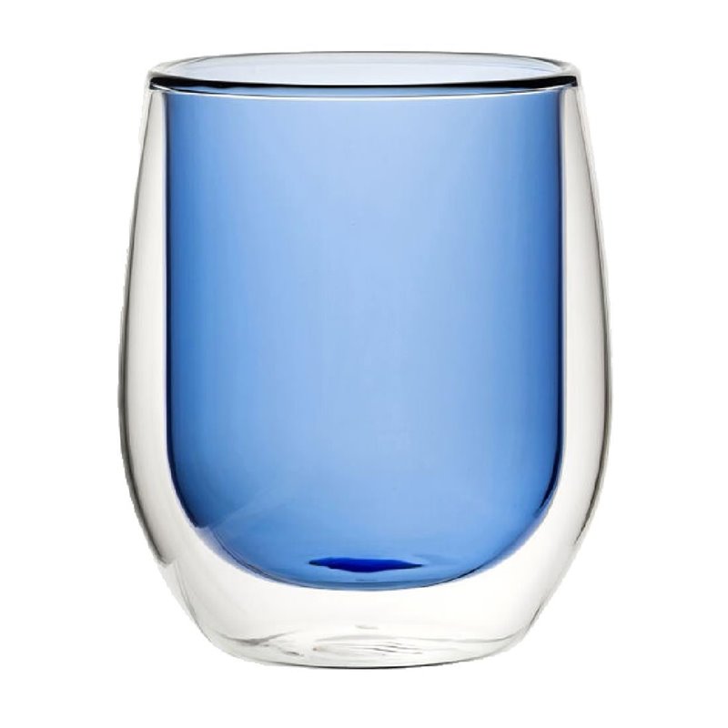Verres &agrave; eau double paroi Utopia bleus 27 cl (lot de 6) - Gastronoble - HY504