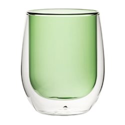 Verres &agrave; eau double paroi Utopia verts 27 cl (lot de 6) - Gastronoble - HY505