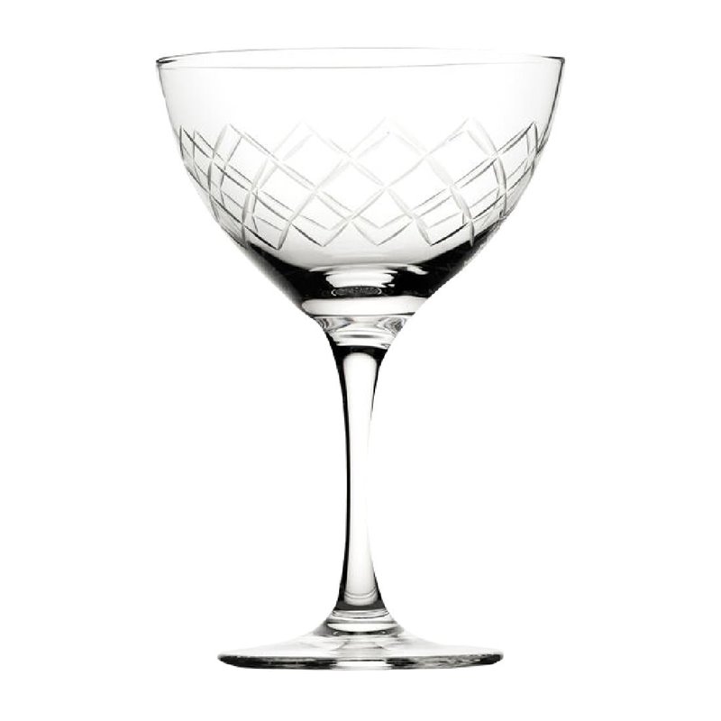 Verres &agrave; martini Utopia Raffles Diamond 190 ml (lot de 6) - Gastronoble - CZ052