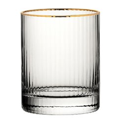 Verres &agrave; whisky bord dor&eacute; Hayworth Utopia 325 ml (lot de 6) - Gastronoble - DZ444