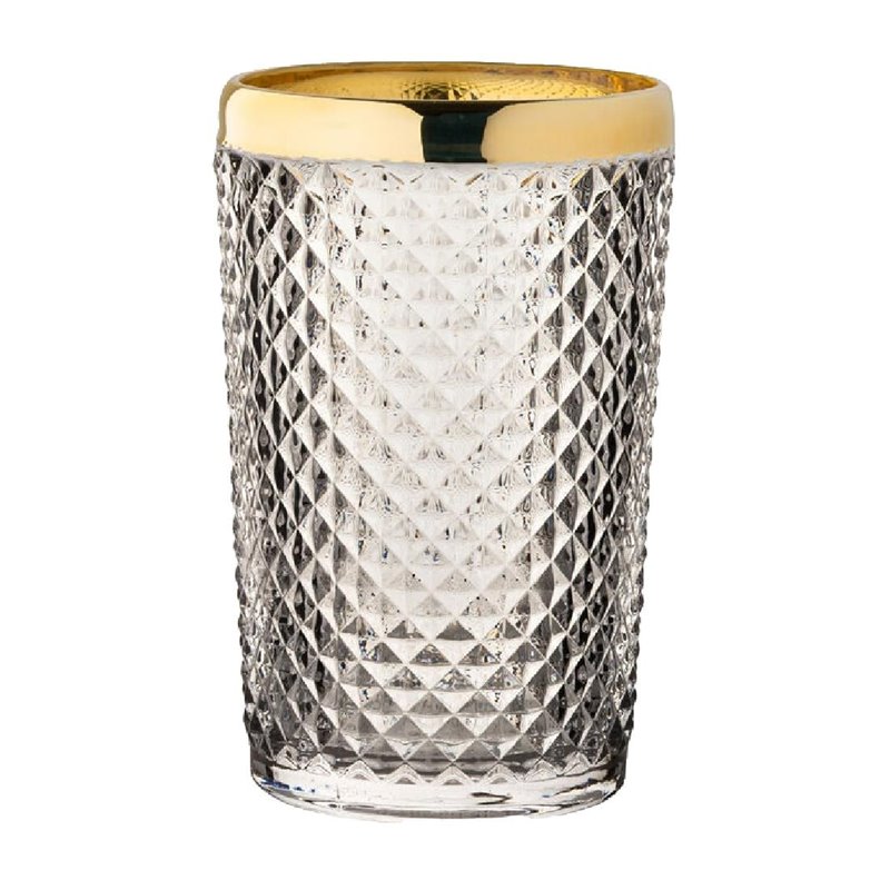 Verres hauts bord dor&eacute; Dante Utopia 39cl (lot de 6) - Gastronoble - FJ273