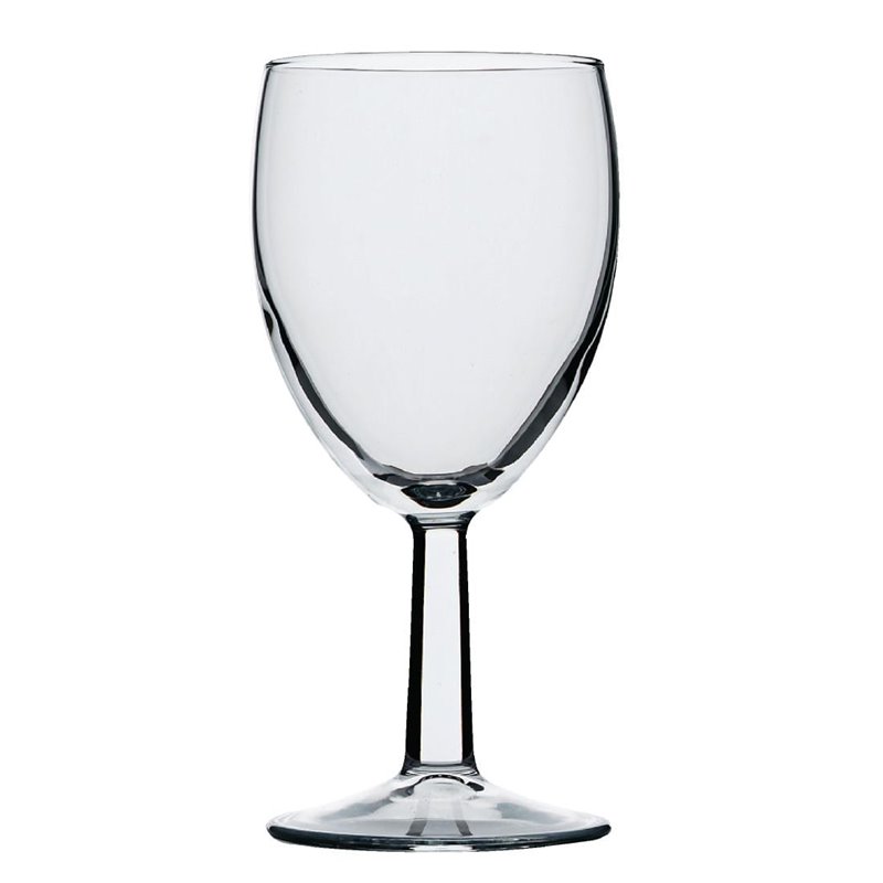 Verres &agrave; pied Utopia Saxon 250 ml marqu&eacute;s CE &agrave; 175 ml (lot de 48) - Gastronoble - D097
