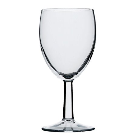Verres &agrave; pied Utopia Saxon 250 ml marqu&eacute;s CE &agrave; 175 ml (lot de 48) - Gastronoble - D097