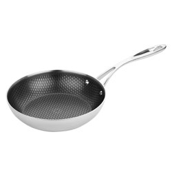 Sauteuse en inox avec rev&ecirc;tement Tri-Shield Vogue 20cm - Gastronoble - GP187