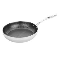 Sauteuse en inox avec rev&ecirc;tement Tri-Shield Vogue 28cm - Gastronoble - GP189