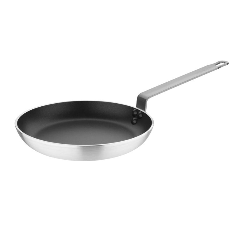 Po&ecirc;le &agrave; cr&ecirc;pes antiadh&eacute;sive en aluminium anodis&eacute; Vogue Platinum Plus 300mm - Gastronoble - HT960