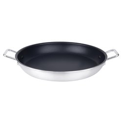 Po&ecirc;le &agrave; pa&euml;lla en aluminium antiadh&eacute;sive Vogue Teflon Platinum Plus 45cm - Gastronoble - HT991