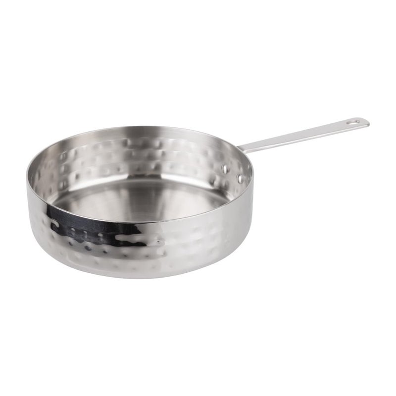 Mini casserole de pr&eacute;sentation martel&eacute;e Olympia 125&nbsp;mm - Gastronoble - JB194
