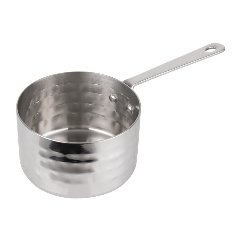 Mini casserole de pr&eacute;sentation martel&eacute;e Olympia 70&8239mm - Gastronoble - JB195