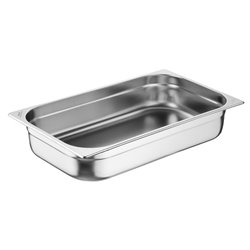 Bacs GN&nbsp;1/1 en inox Nisbets Essentials 100&8239mm (lot de 3) - Gastronoble - JB370