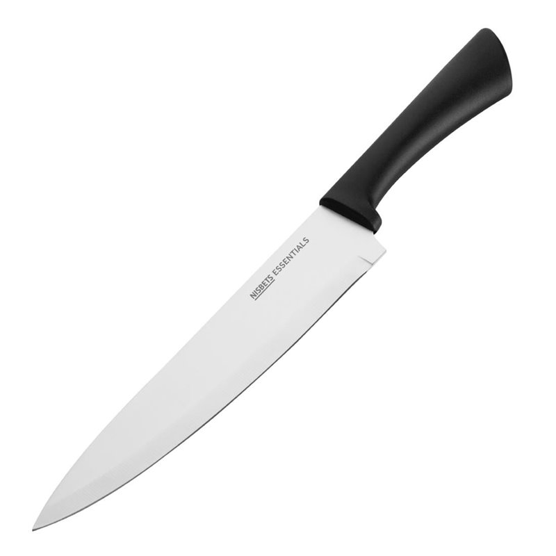 Couteau de cuisine Nisbets Essentials noir 20&nbsp;cm - Gastronoble - JA906