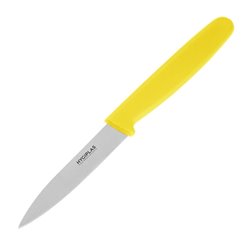 Couteau d'office Hygiplas jaune 7,5 cm - Gastronoble - FX124
