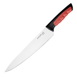 Couteau de cuisine Hygiplas Pro rouge 25cm - Gastronoble - JD210