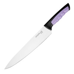 Couteau de cuisine Hygiplas Pro violet 25cm - Gastronoble - JD214