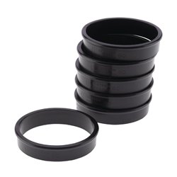 Cercles &agrave; tarte Exoglass Matfer Bourgeat 80 mm (lot de 6) - Gastronoble - FA984