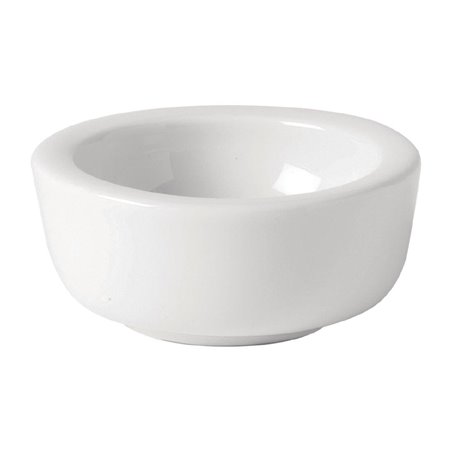 Pots &agrave; beurre Utopia Titan blancs 65 mm (lot de 6) - Gastronoble - CW265