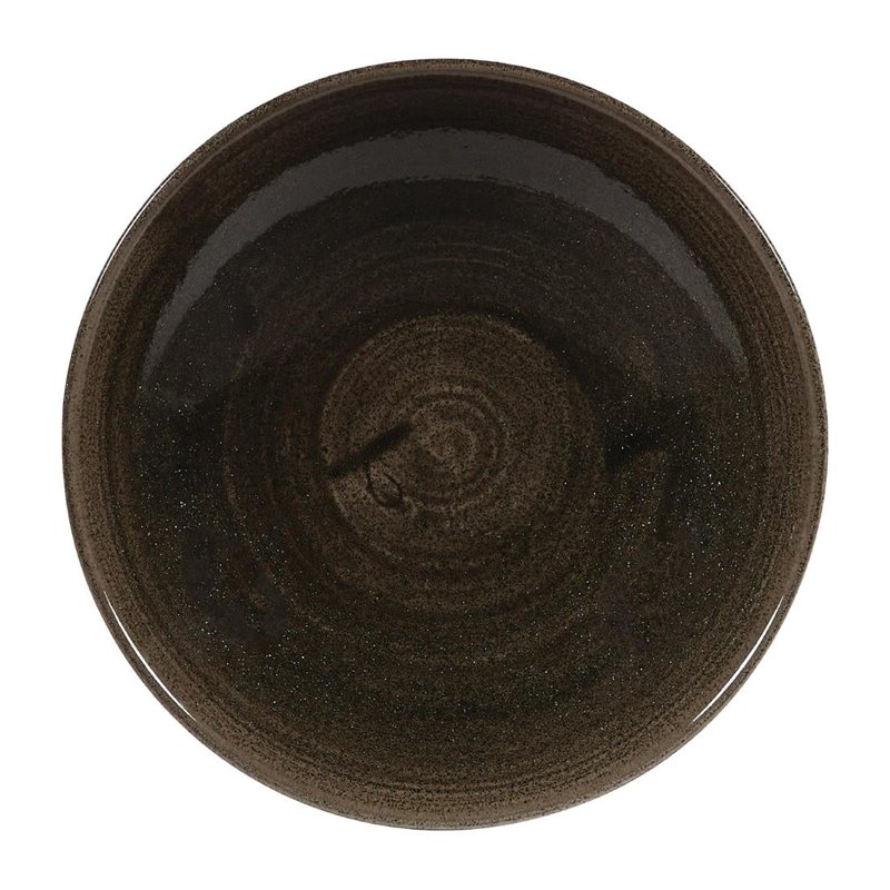 Bols Churchill Stonecast Patina Evolve Iron Black 182mm (Lot de 12) - Gastronoble - DY901