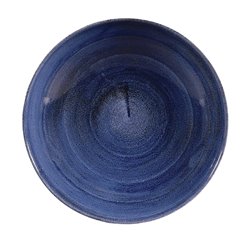 Assiettes coupes rondes Churchill Stonecast Patina Cobalt 248mm (Lot de 12) - Gastronoble - FC171