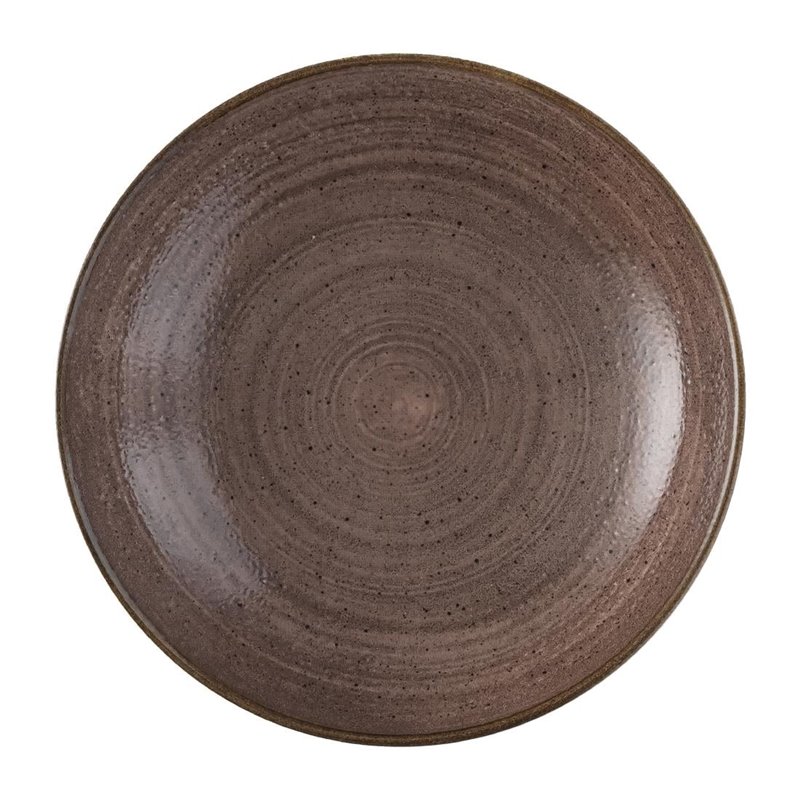 Bols Churchill Stonecast Raw Evolve Brown 248mm (Lot de 12) - Gastronoble - FS850