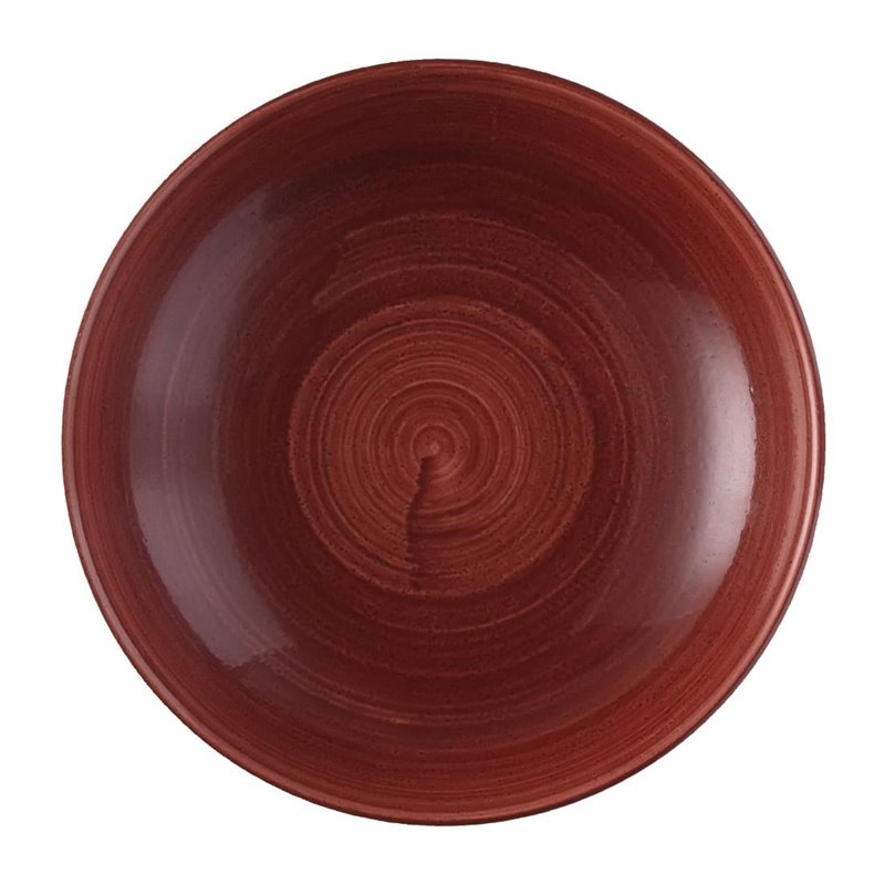 Bols Churchill Stonecast Patina Evolve Red Rust 248mm (Lot de 12) - Gastronoble - FS884