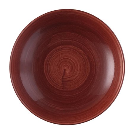 Bols Churchill Stonecast Patina Evolve Red Rust 248mm (Lot de 12) - Gastronoble - FS884