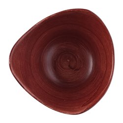 Bols triangulaires Churchill Stonecast Patina Red Rust 152mm (Lot de 12) - Gastronoble - FS887