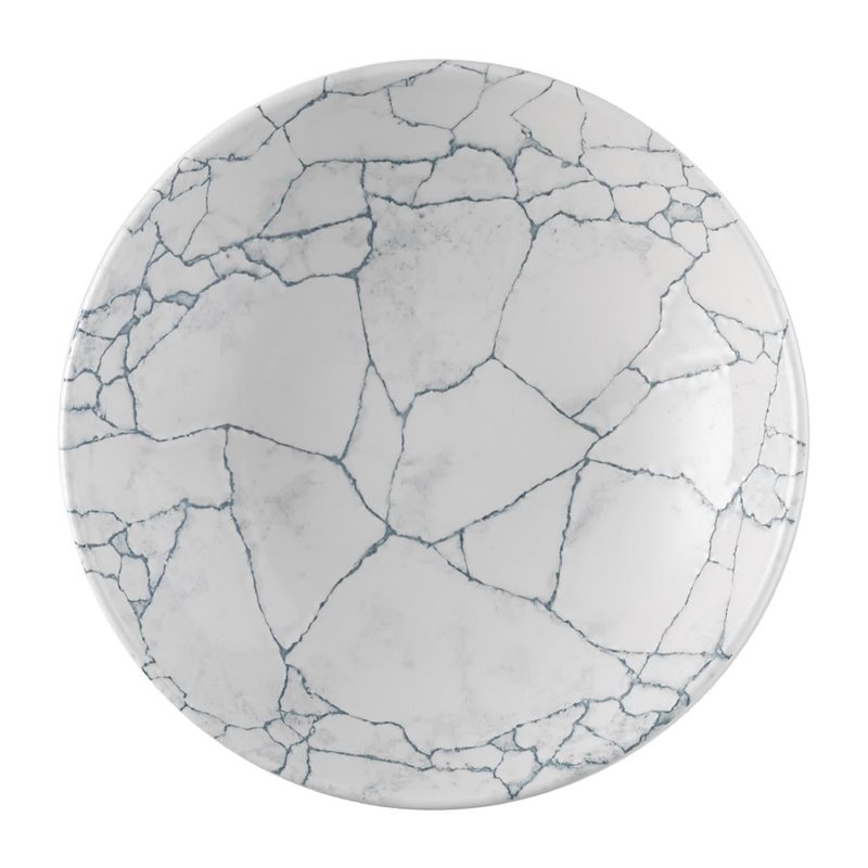 Assiettes coupe ronde Churchill Studio Prints Kintsugi Pearl Evolve Grey 248mm (Lot de 12) - Gastronoble - FS940