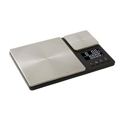 Balance de cuisine double plateforme en inox KitchenAid Global noire - Gastronoble - DX299