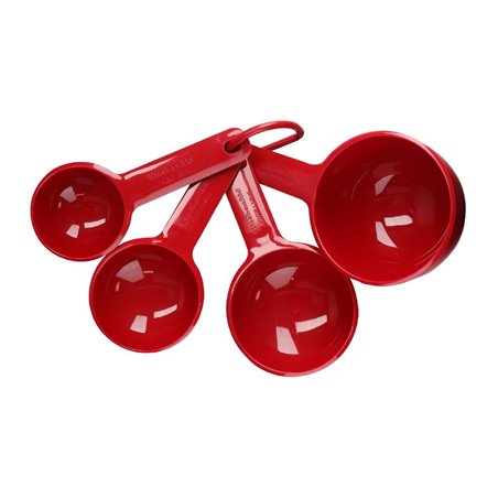 Tasses doseuses KitchenAid rouge empire (lot de 4) - Gastronoble - DX304
