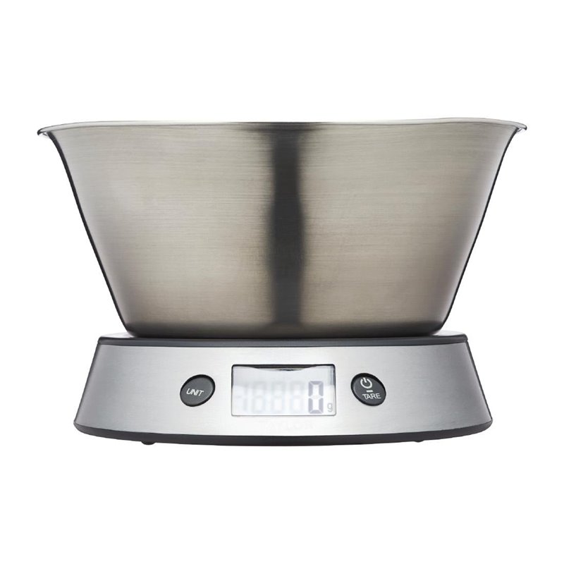 Balance de cuisine num&eacute;rique double avec bol de pes&eacute;e Taylor Pro 5kg - Gastronoble - FS590