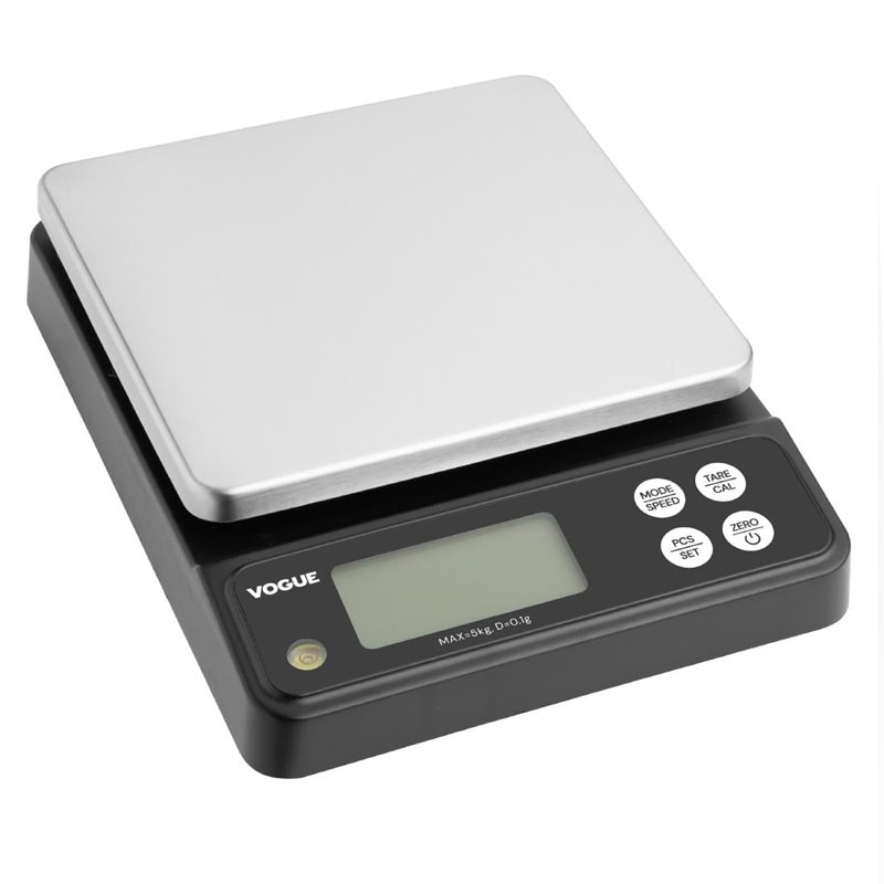 Balance &eacute;lectronique &eacute;tanche Vogue 5&nbsp;kg - Gastronoble - HZ326