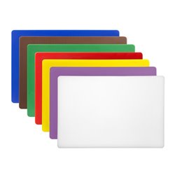 Ensemble de 7 planches &agrave; d&eacute;couper basse densit&eacute; Hygiplas 20mm - Gastronoble - CH044