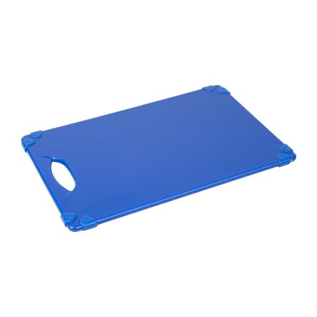 Planche &agrave; d&eacute;couper antid&eacute;rapante professionnelle Hygiplas bleue 458x306mm - Gastronoble - HW006