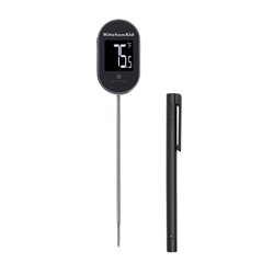 Thermom&egrave;tre num&eacute;rique pivotant KitchenAid Global noir - Gastronoble - DX294