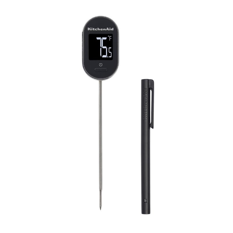 Thermom&egrave;tre num&eacute;rique pivotant KitchenAid Global noir - Gastronoble - DX294