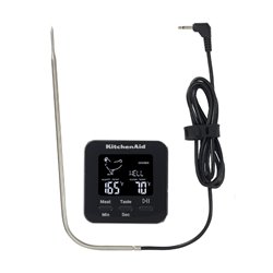 Thermom&egrave;tre &agrave; sonde num&eacute;rique filaire noir KitchenAid Global - Gastronoble - DX296