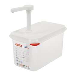 Distributeur de sauce &agrave; pompe Araven GN 1/4 - Gastronoble - FR177