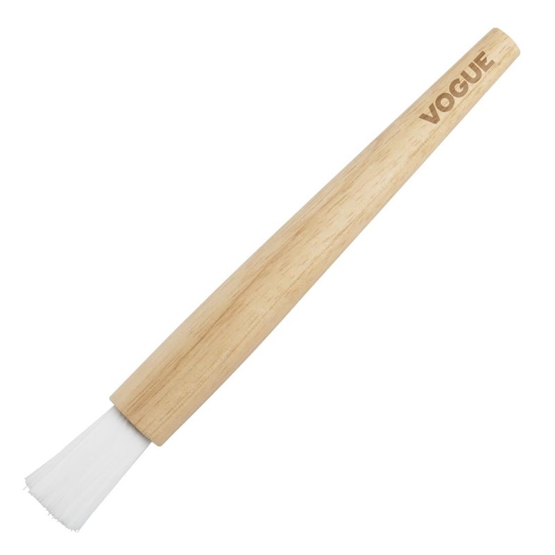 Pinceau &agrave; p&acirc;tisserie rond &agrave; manche en bois Vogue 25&nbsp;mm - Gastronoble - JA524