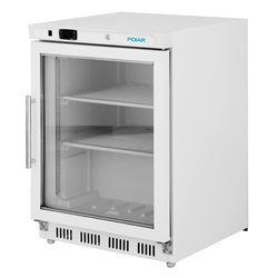 Vitrine r&eacute;frig&eacute;r&eacute;e n&eacute;gative de comptoir Polar S&eacute;rie C blanche 129L - Gastronoble - PC007