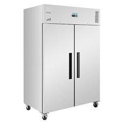 Armoire r&eacute;frig&eacute;r&eacute;e positive &agrave; air forc&eacute; double porte Polar s&eacute;rie G 1200L - Gastronoble - PG594