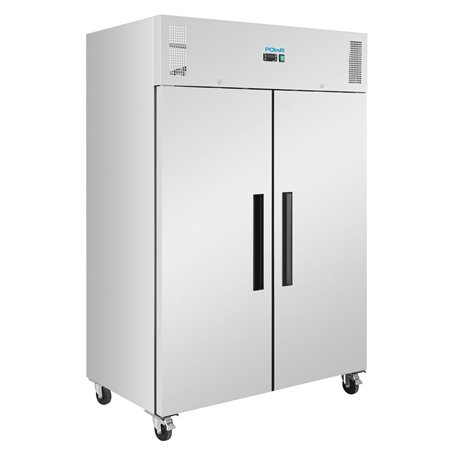 Armoire r&eacute;frig&eacute;r&eacute;e positive &agrave; air forc&eacute; double porte Polar s&eacute;rie G 1200L - Gastronoble - PG594