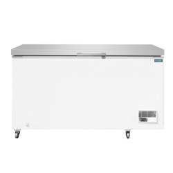 Cong&eacute;lateur coffre avec couvercle inox Polar S&eacute;rie G 378L - Gastronoble - GP897