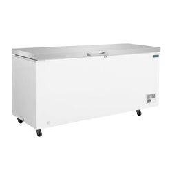 Cong&eacute;lateur coffre avec couvercle inox Polar S&eacute;rie G 581L - Gastronoble - GP898